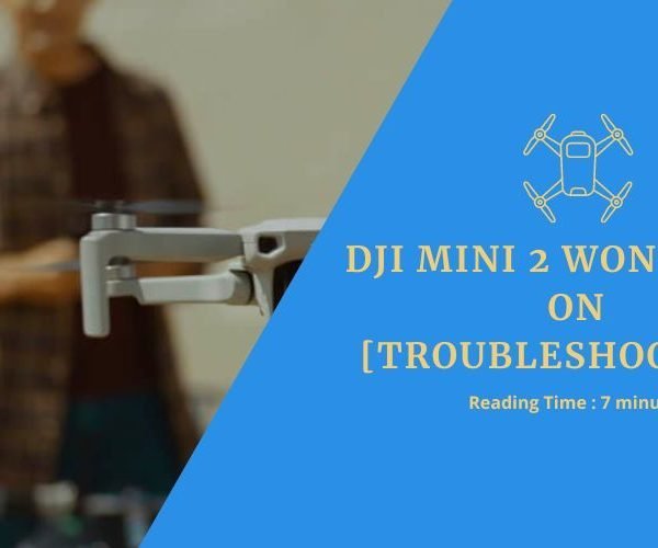 dji mini 2 wont turn on