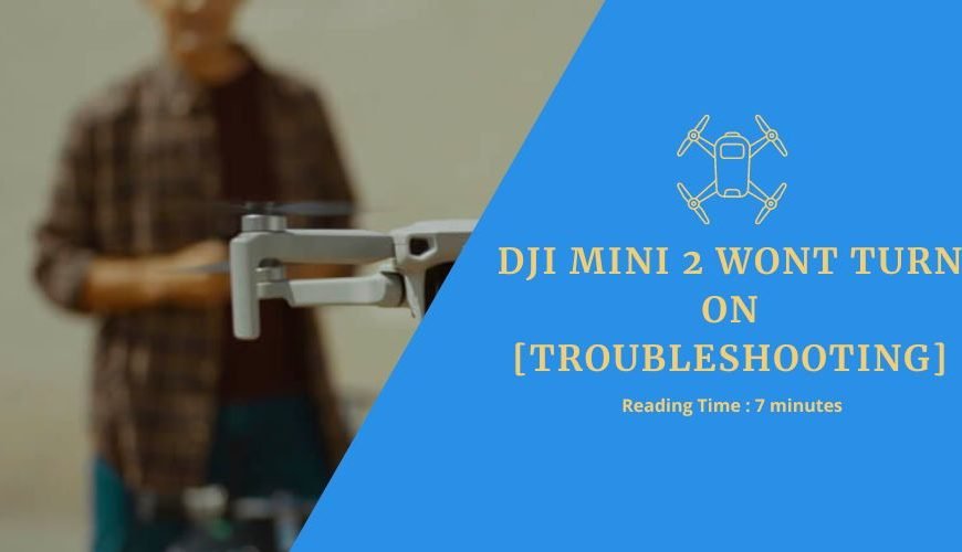 dji mini 2 wont turn on