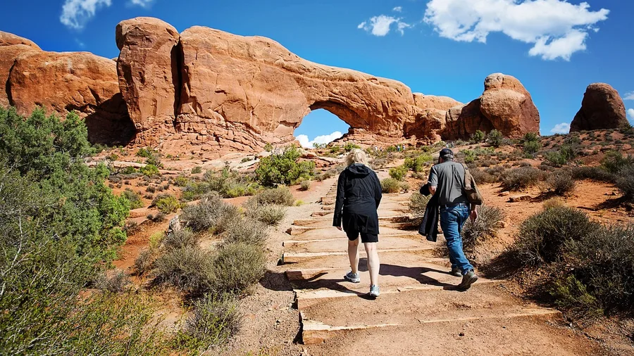 Sandstone Steps, Arches National Park