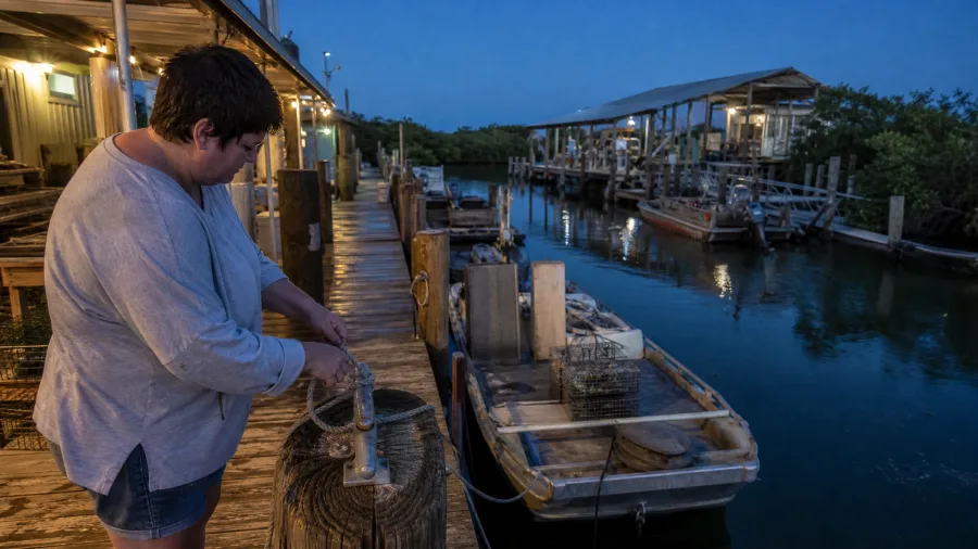 Everglades City's Stone-Crab Docks