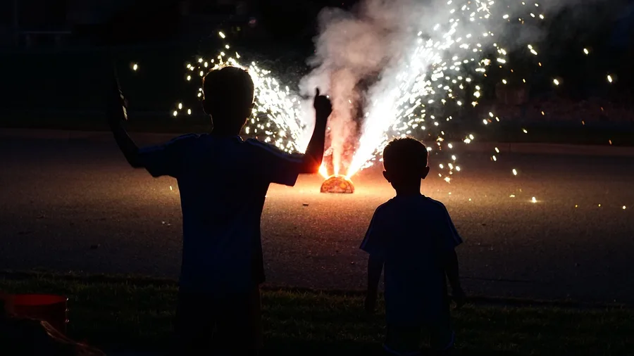 Denver's Downtown Early and Midnight Fireworks