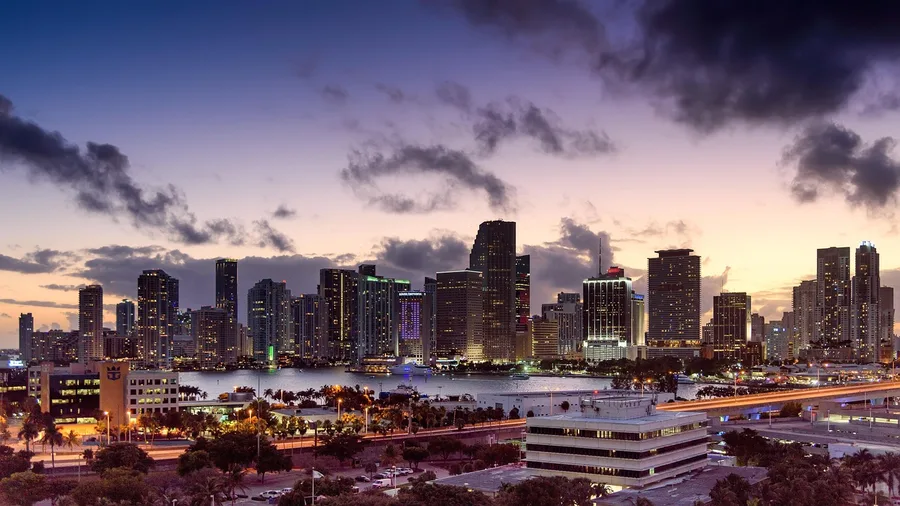 Miami's Bayfront Big Orange Countdown