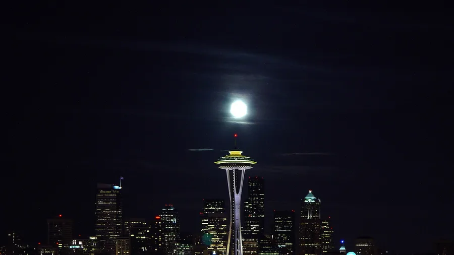 Seattle's Space Needle Fireworks