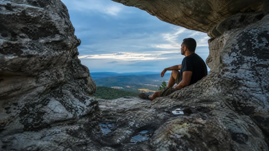 McAfee Knob's Postcard Ledge in Virginia