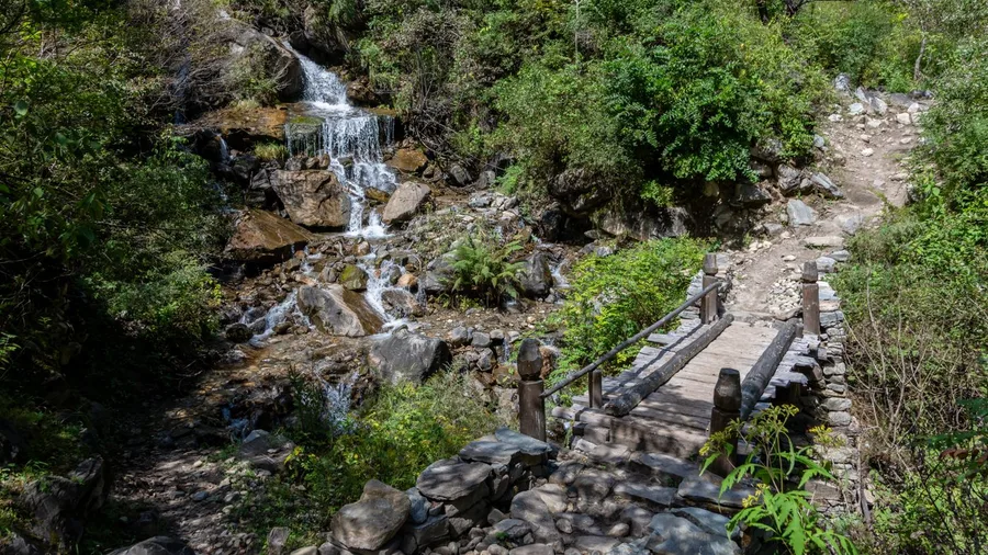 Spruce Flats Falls from Tremont